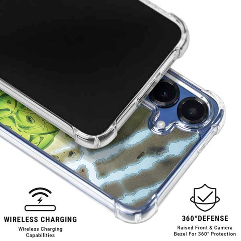 Marvel Hulk Green Goliath Galaxy S25 Clear Case